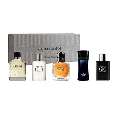 giorgio armani miniature gift set.